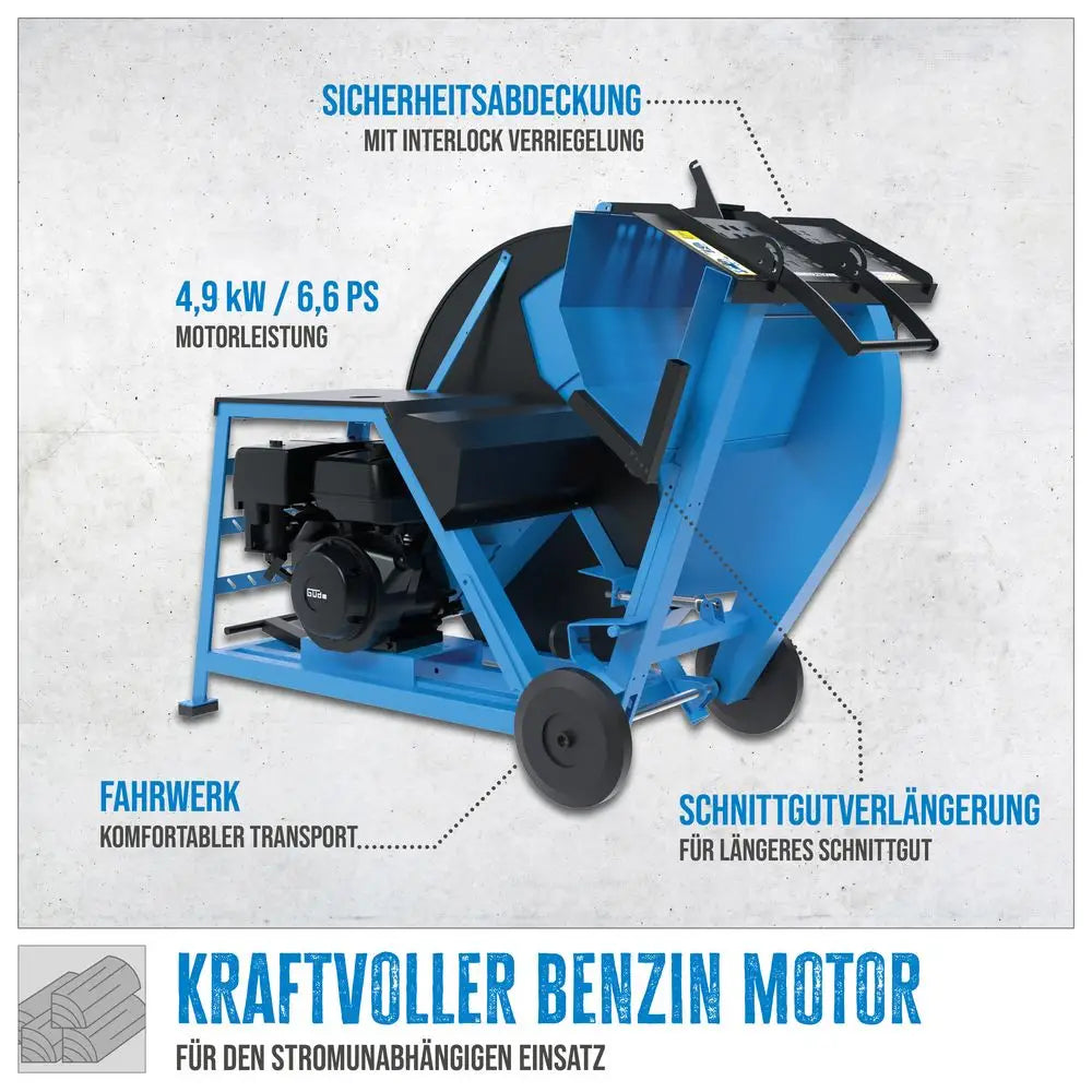 Sega basculante a benzina Güde BWS 700 – 6,6 CV, lama 700 mm