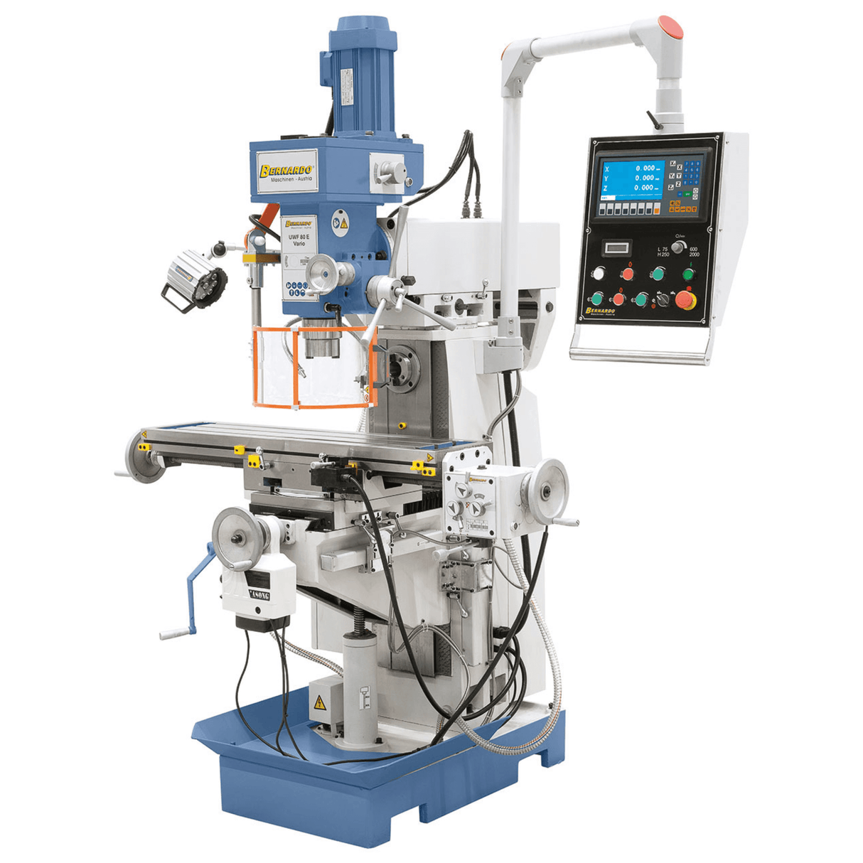 Bernardo Fresatrice universale UWF 80 E Vario con DRO 3 assi