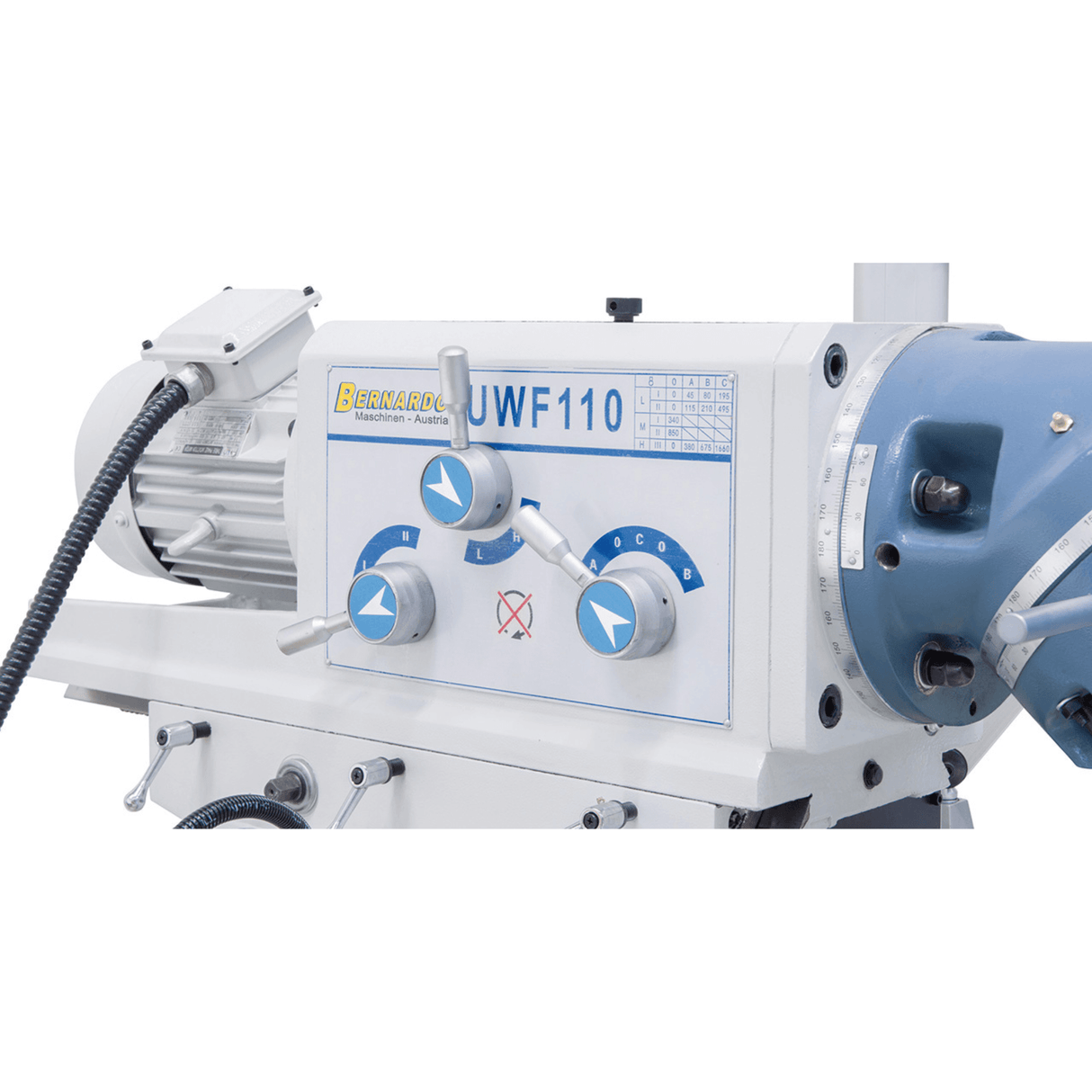 Bernardo Fresatrice universale UWF 110 incl. 3 assi digitale