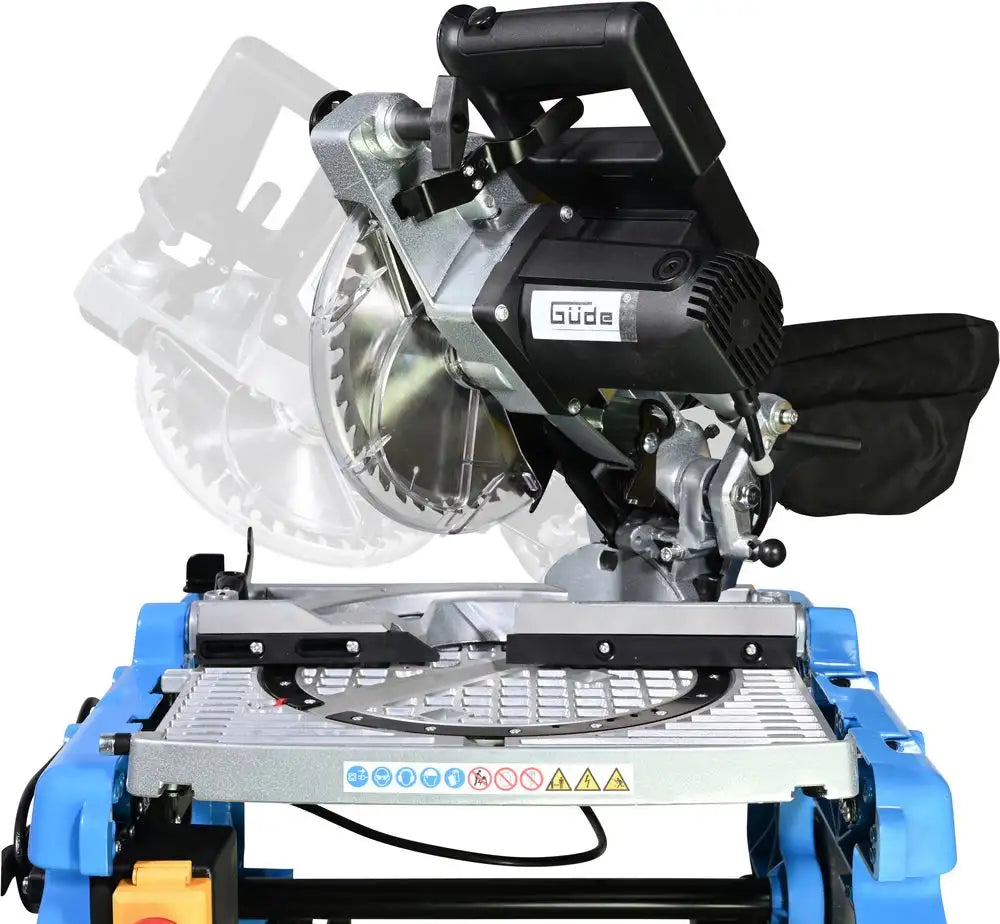 Güde GFO 1401 – Troncatrice radiale multifunzione con piano ribaltabile 180°