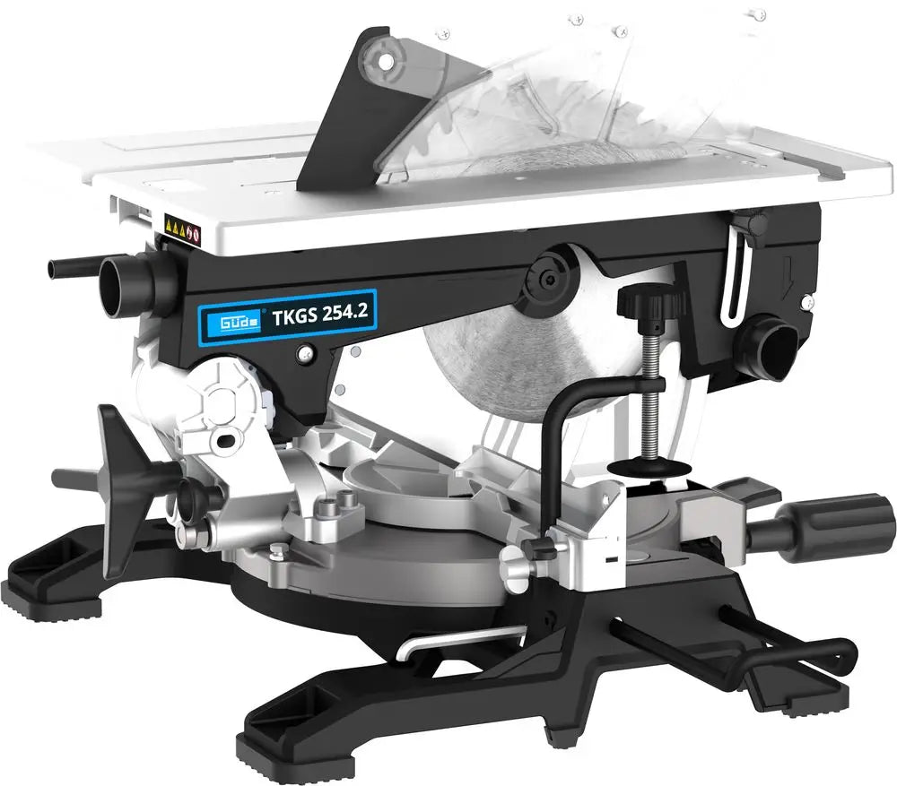 Güde TKGS 254.2 – Troncatrice combinata da banco con funzione circolare e laser