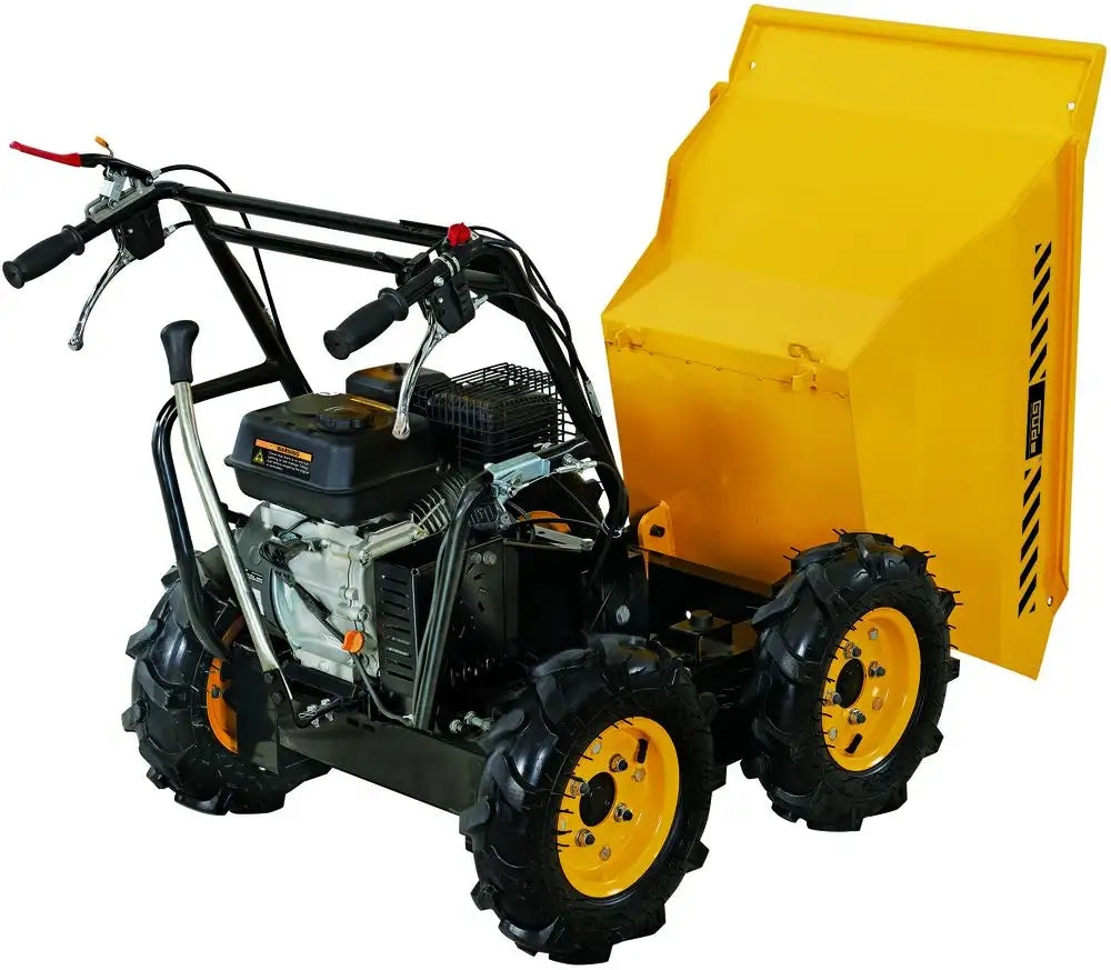 Motocarriola a ruote a benzina 196cc Guede GAD 400.1/4x4