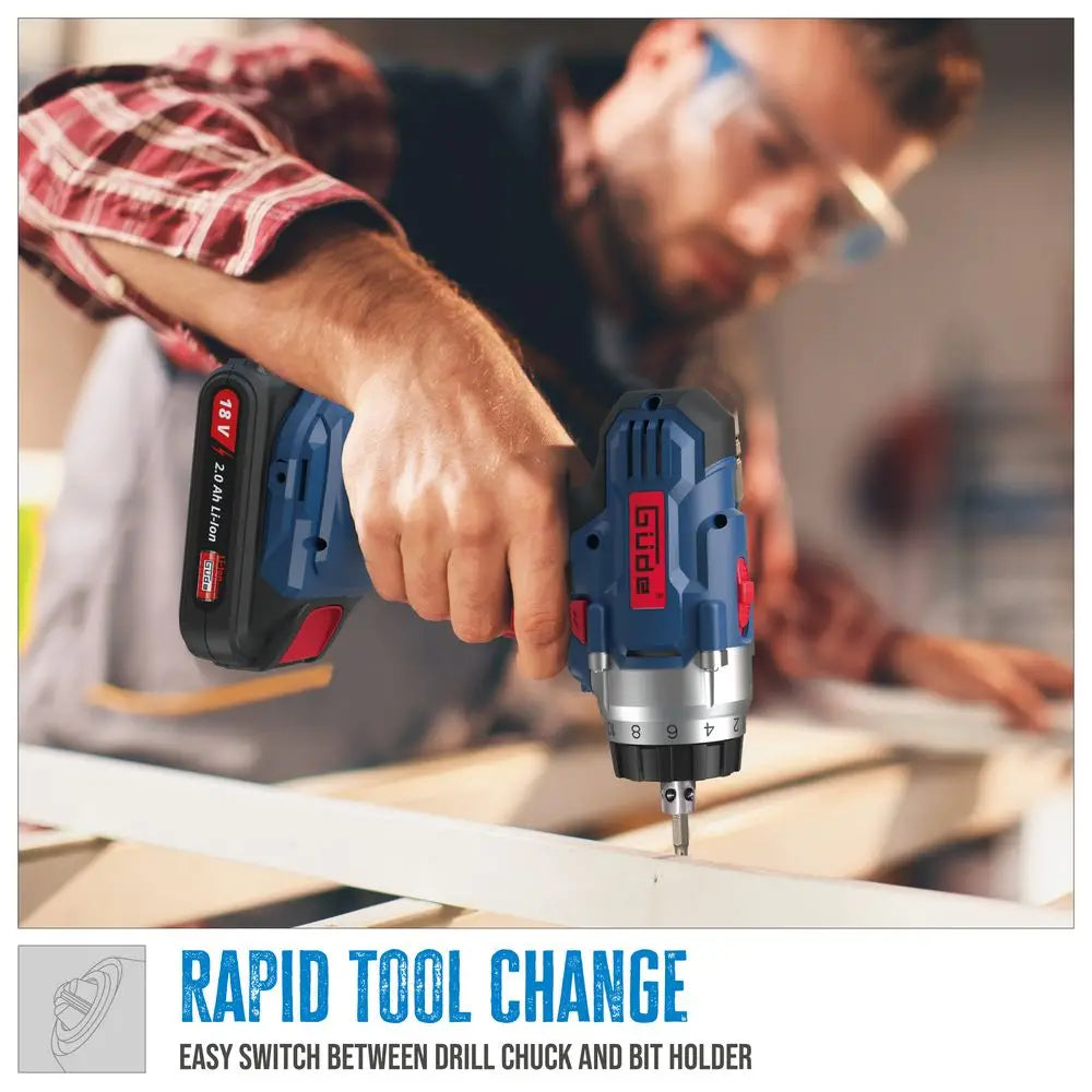 Avvitatore a batteria Guede BS 18-0 II – 18V E³, compatto e potente