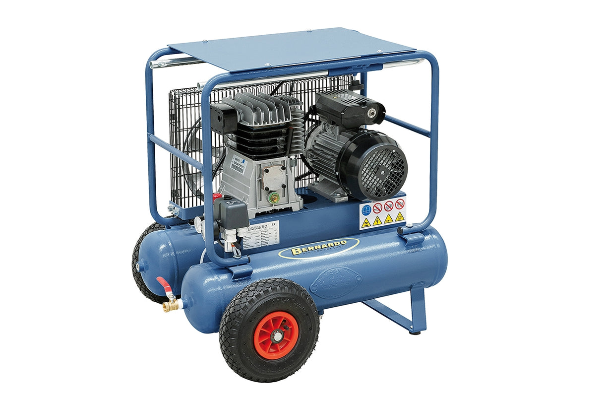 Compressore carrellato Bernardo AC17/DUO/F/W – 3 HP, silenzioso