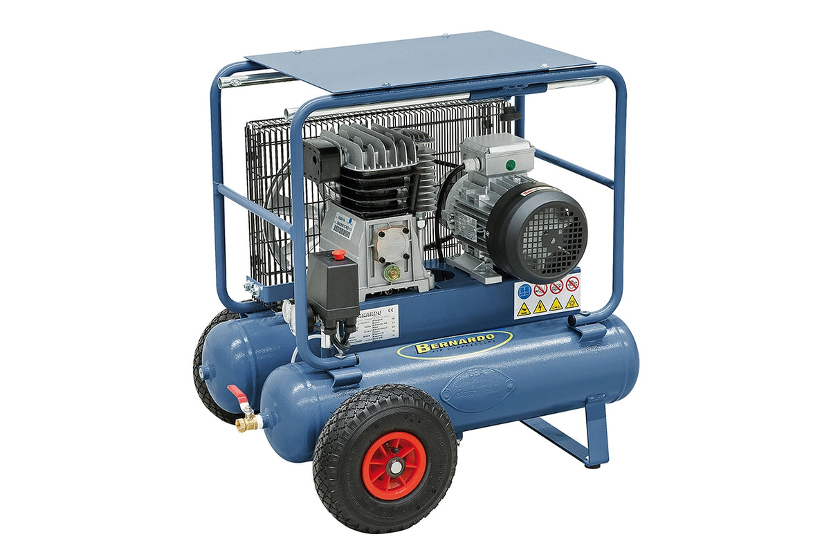 Compressore carrellato Guede AC17/DUO/F/D – 3 HP, 400 V, 10 bar