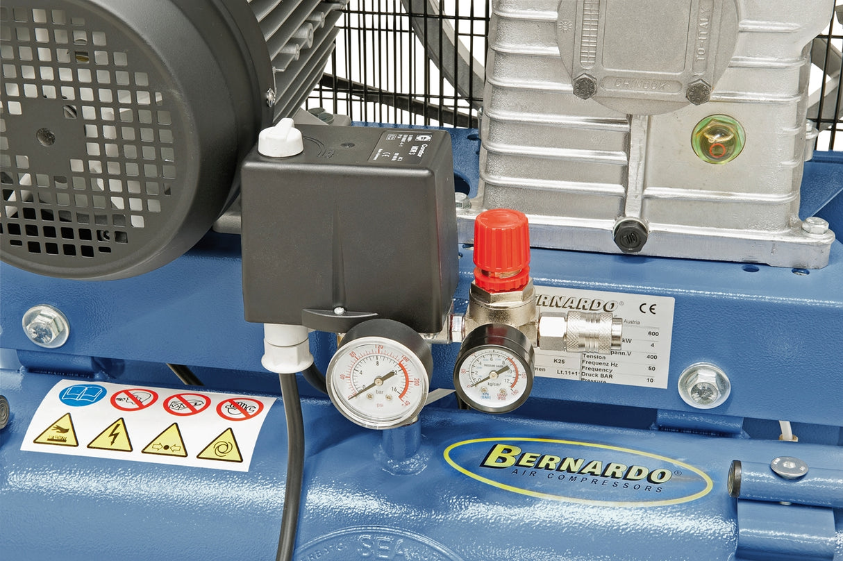 Compressore carrellato Bernardo AC35/DUO/F/D – 5,5 HP, 10 bar