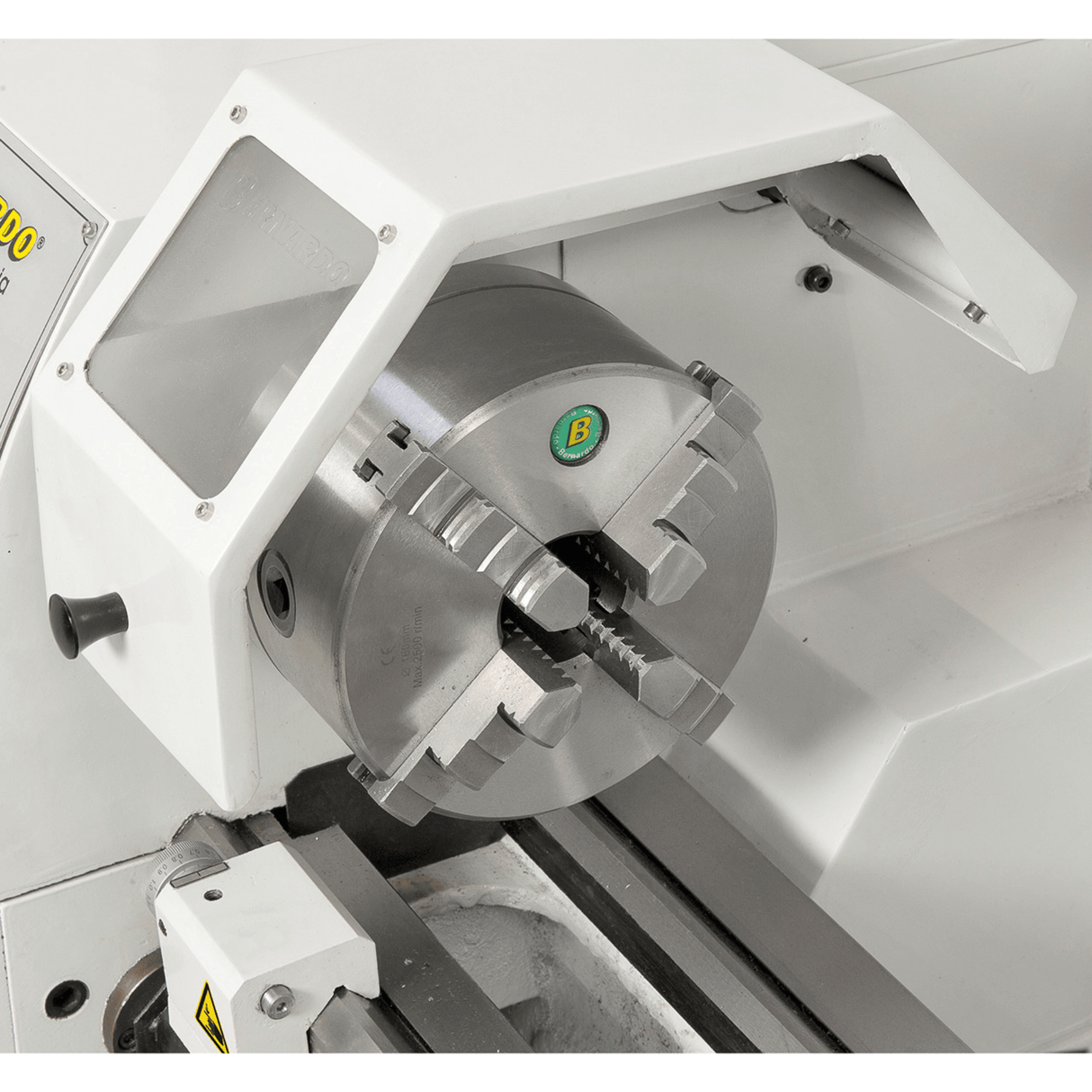 Tornio Bernardo Profi 700 BQV Vario / 230 V con DRO – Compatto e preciso