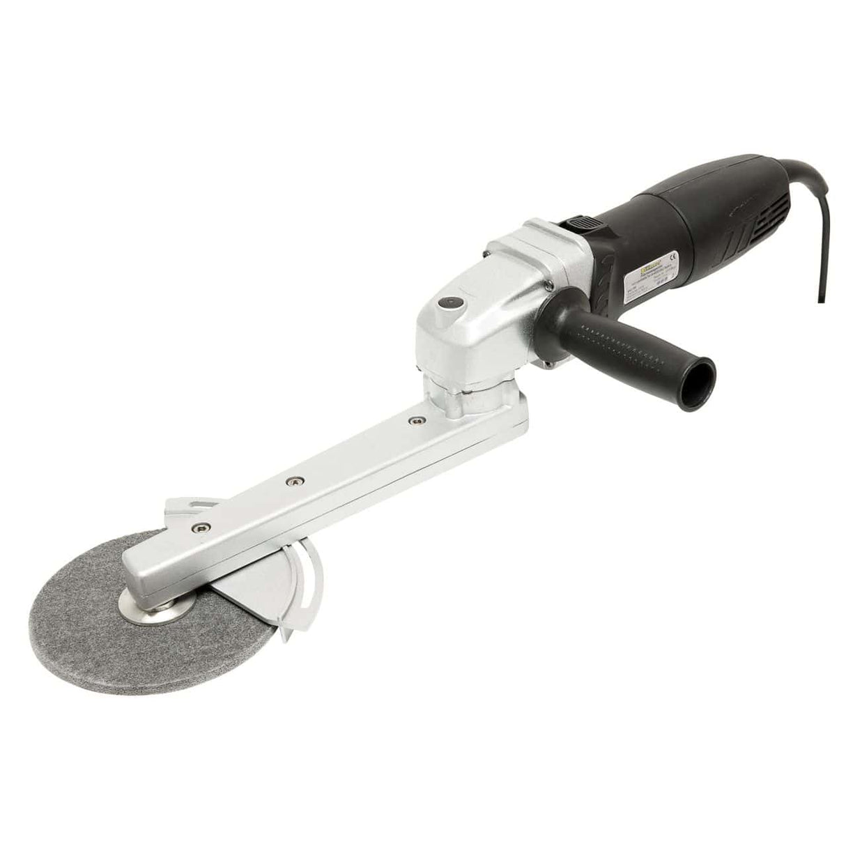 Smerigliatrice-saldatrice Bernardo KNS 150 con manico orientabile e disco Ø 150 mm, ideale per cordoni di saldatura e lavorazioni inox.