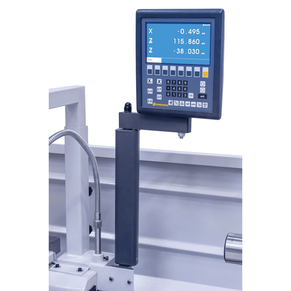 Tornio Bernardo Solid 460 x 1500 Pro con visualizzatore digitale 3 assi