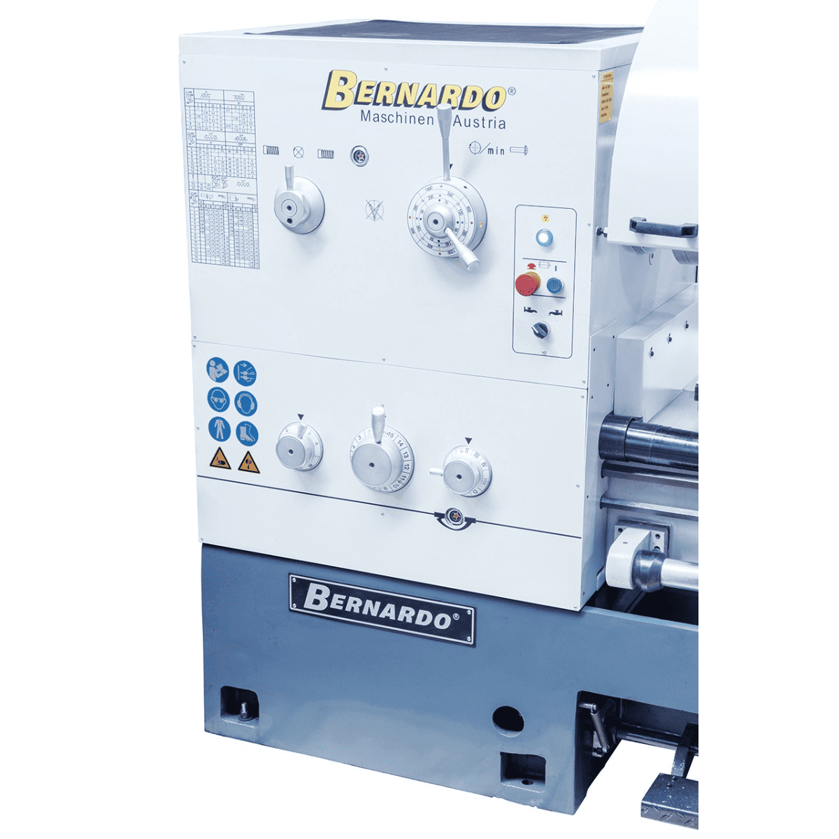 Tornio Bernardo Goliath 660 x 1000 con DRO digitale 3 assi