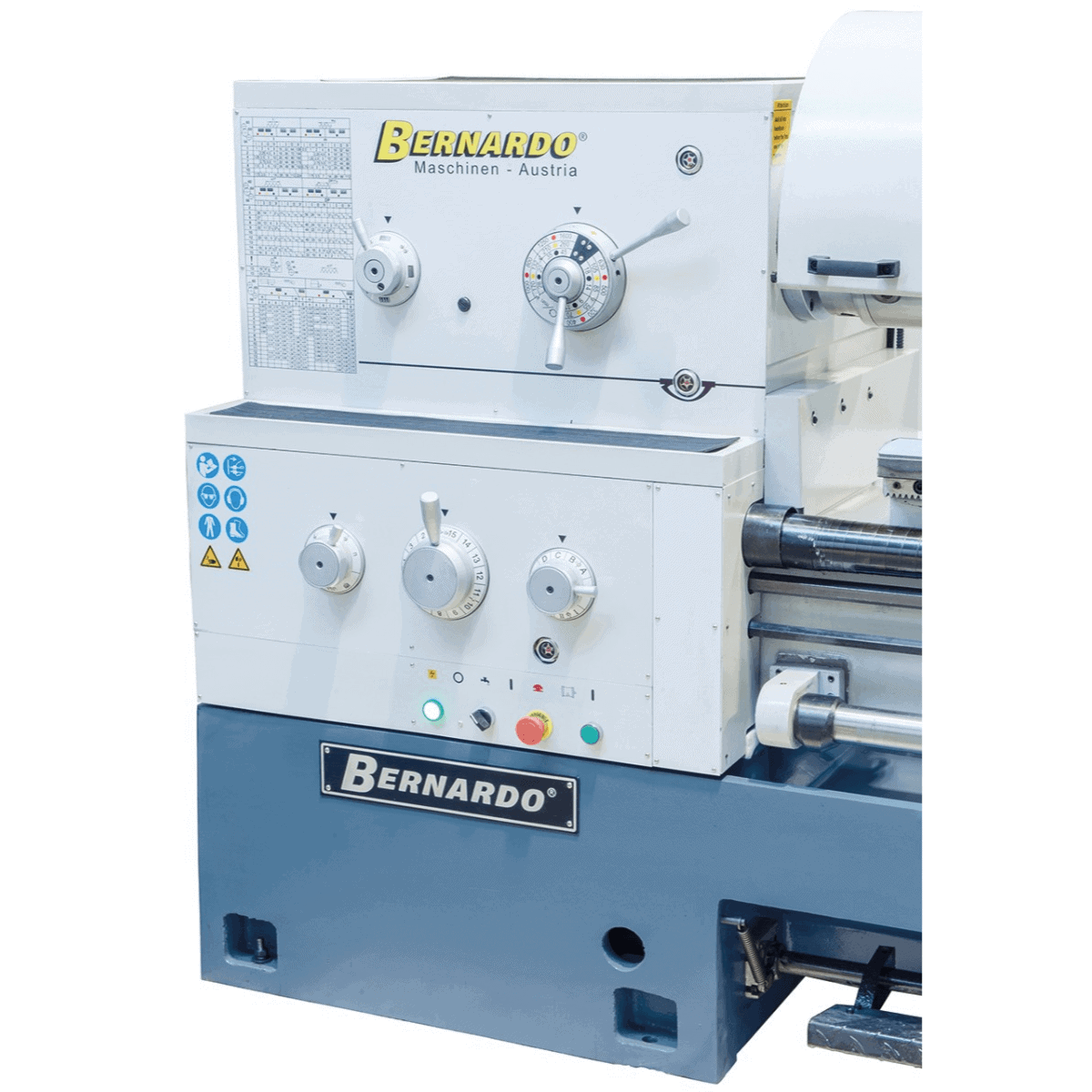 Bernardo Goliath 500 x 2000 – Tornio parallelo con DRO 3 assi