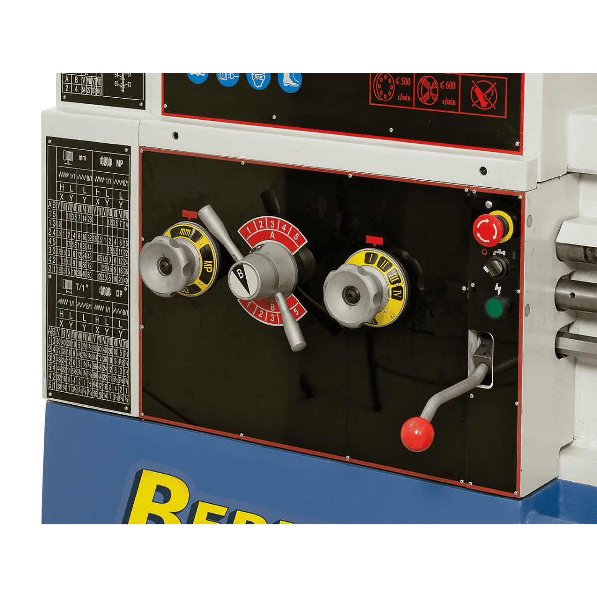 Tornio Bernardo Titan 800 x 3000 con DRO 3 assi – Potenza e precisione