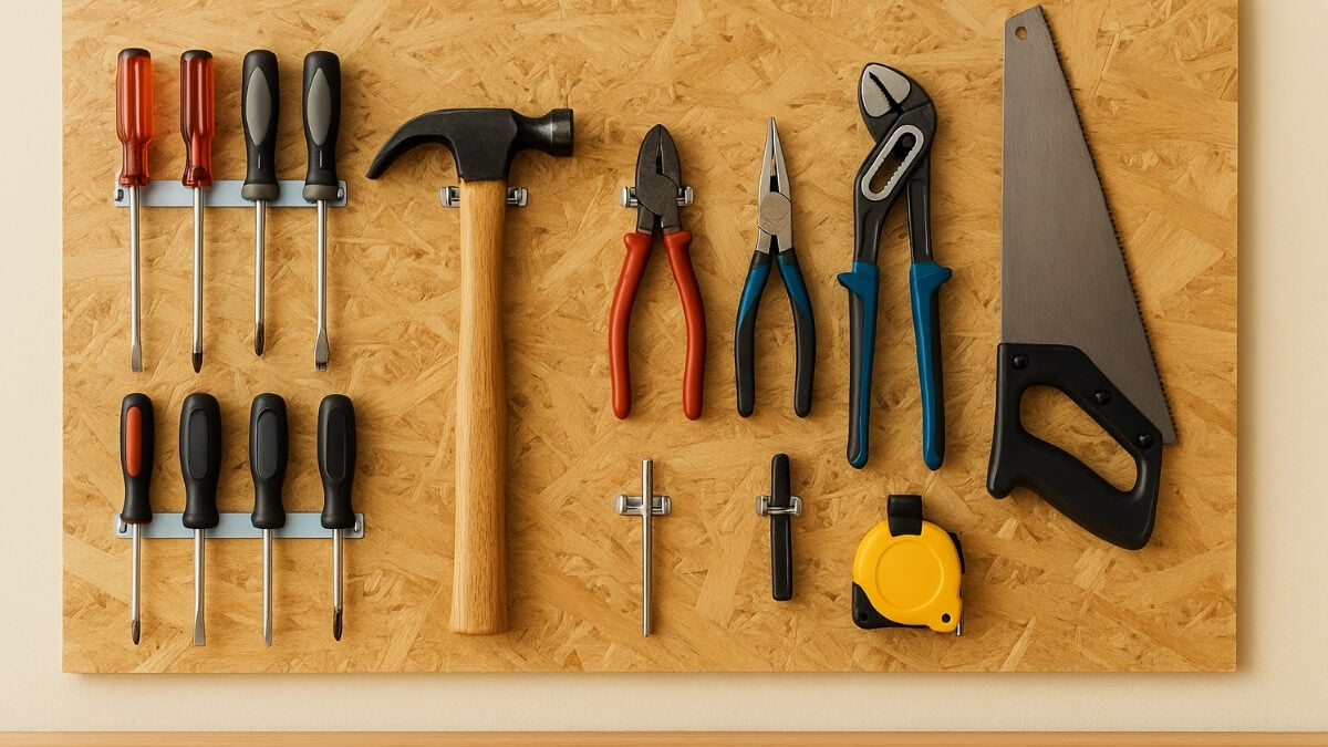 Come costruire una parete porta attrezzi fai da te