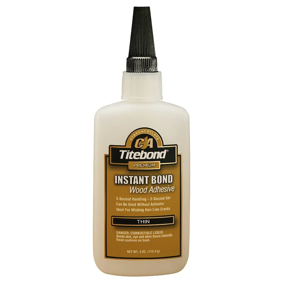 Titebond Colla Istantanea 59ml – Thin, Medium, Thick e Gel