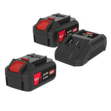 Set avvitatore ad impulsi Guede BSS 18 1/2-0 – 18V E³ con 2 batterie e valigetta