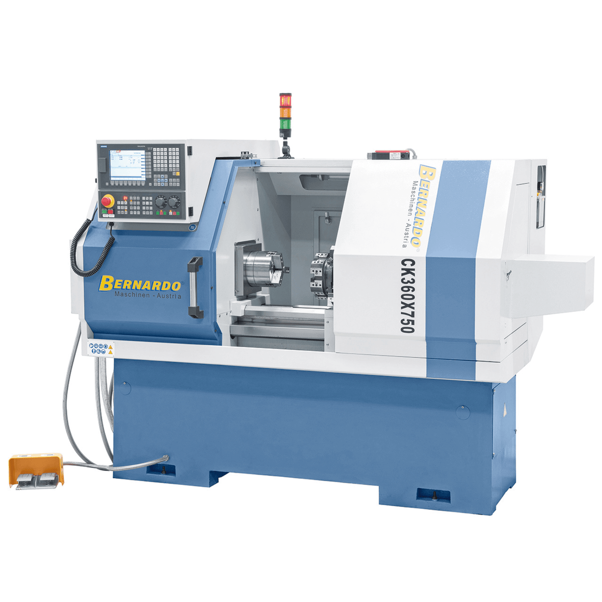 Tornio CNC Bernardo CK 360 x 750 – Compatto e ad alta precisione