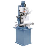 Trapano-fresatrice Bernardo FM 45 HSV con tavola 800 x 240 mm, testa inclinabile ±60°, avanzamento automatico mandrino, velocità variabile fino a 3200 rpm e accessori inclusi.