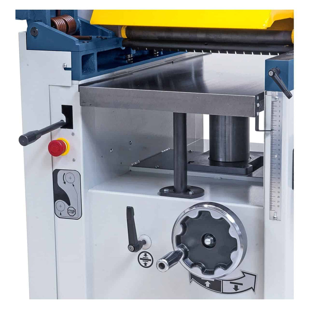 Bernardo Pialla a filo e spessore con albero a spirale AD 410 S - 400 V