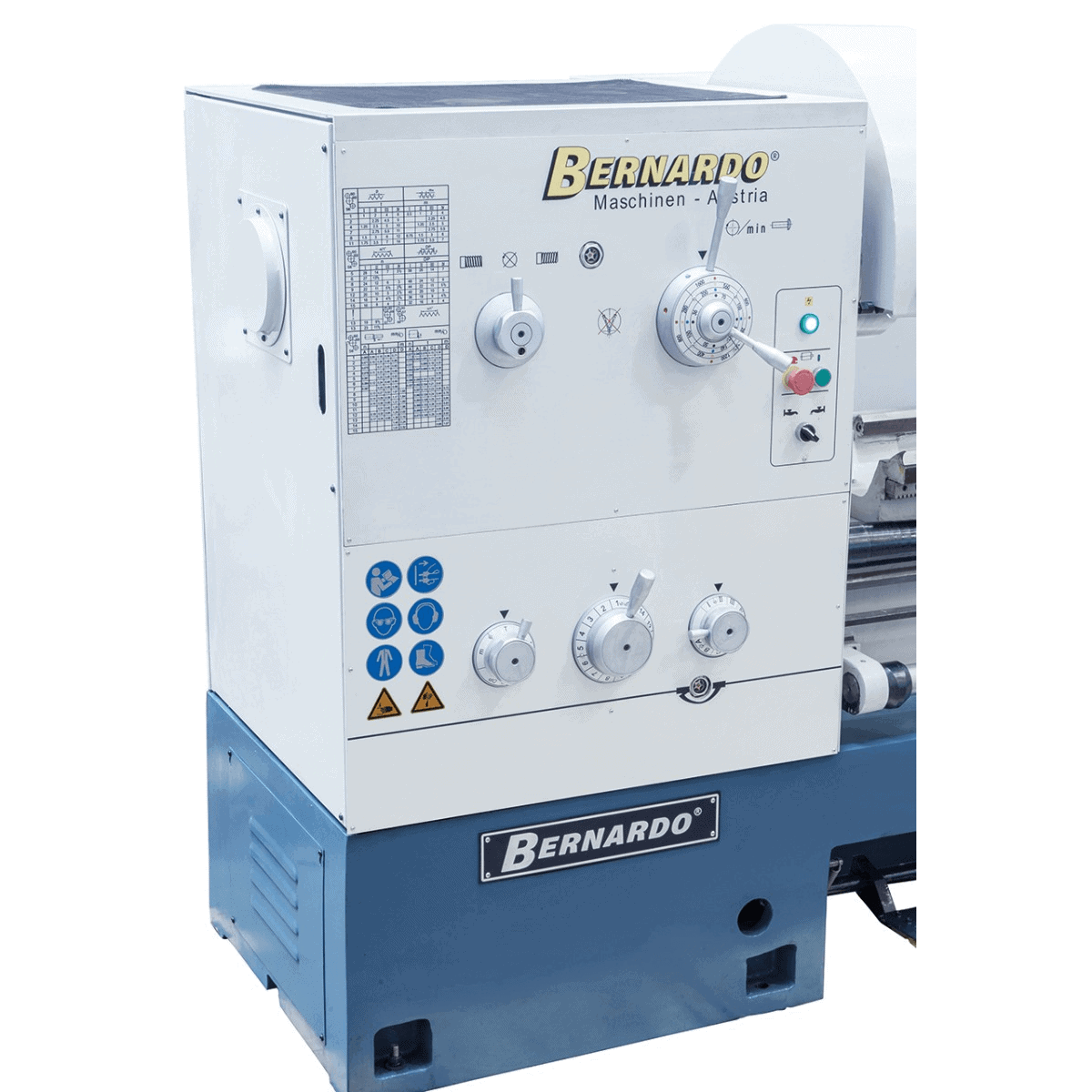 Tornio Bernardo Goliath 660 x 2000 con DRO digitale 3 assi