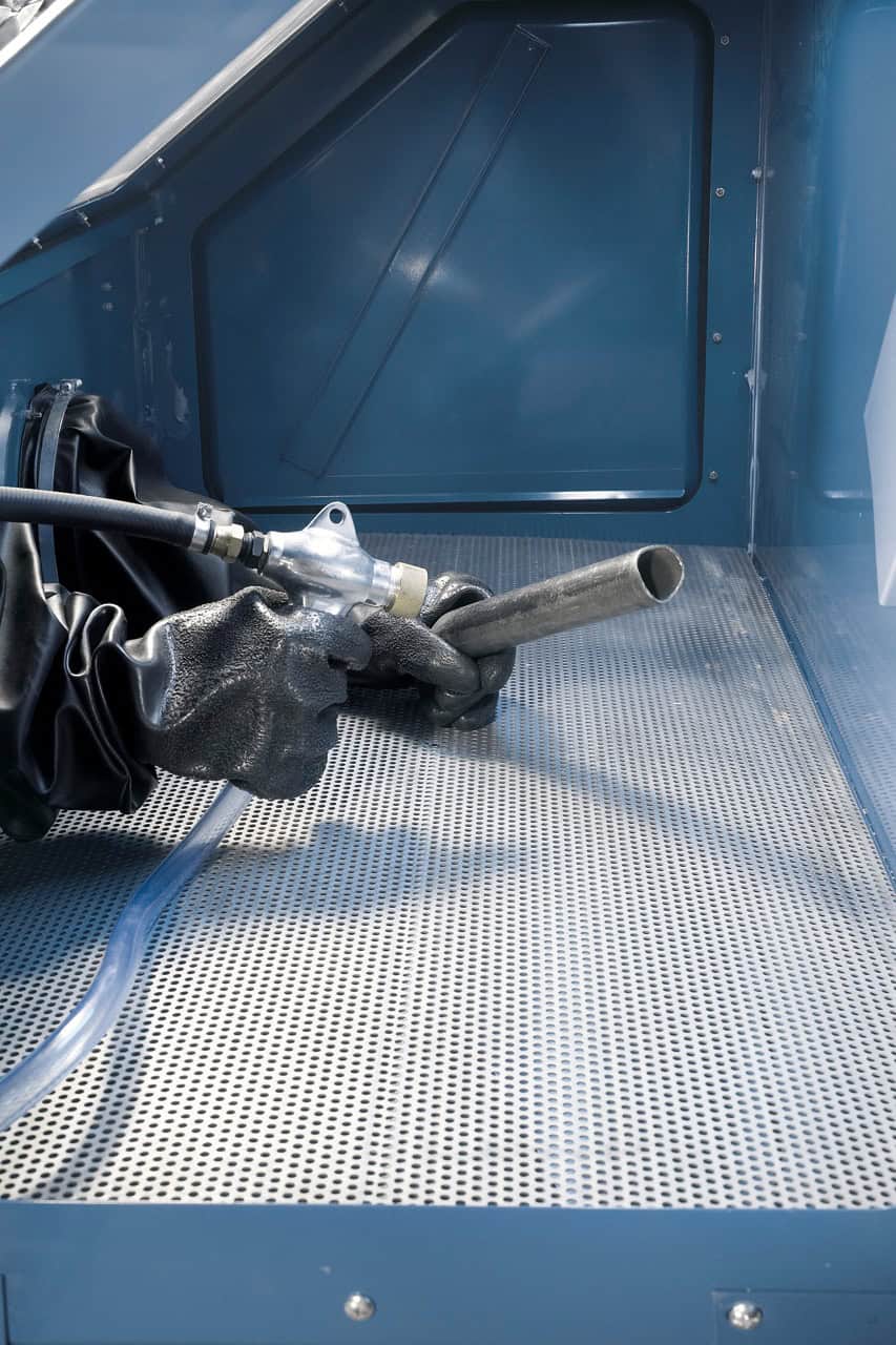 Sabbiatrice Bernardo SB 3 – Con aspiratore e filtro integrato