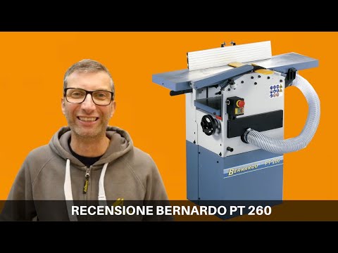 Pialla a filo e spessore da banco Bernardo PT 260 230V